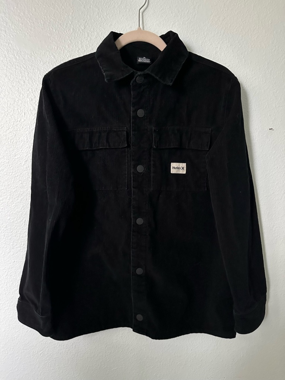 Hurley Black Corduroy Jacket